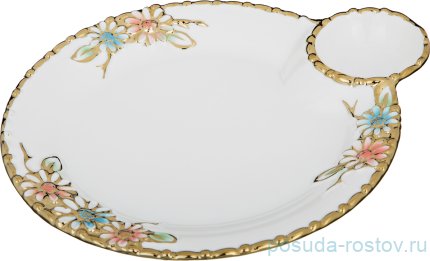 Блюдо 29 х 23 х 3 см &quot;Букетик&quot; / 194434