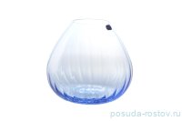 Ваза для цветов 18,5 см голубая &quot;Оптик&quot; / 146014
