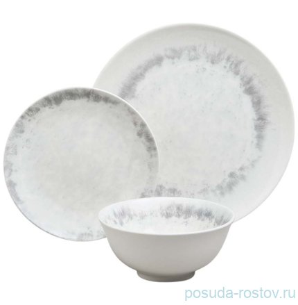 Набор посуды на 4 персоны 12 предметов серый &quot;Daily&quot; / 377815
