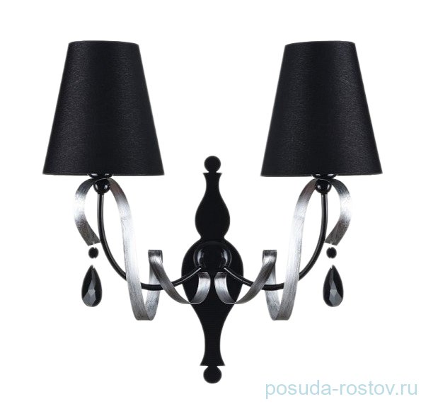 Бра 2 рожковый 41 х 23 см  Maytoni "Intreccio /Черный" / 226370