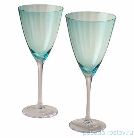 Бокалы для белого вина 410 мл 2 шт &quot;Mirage emerald&quot; / 343532