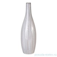 Ваза керамическая 15*15*46,5 см  цвет: серый / 361275
