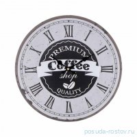 Часы настенные 33,8 х 33,8 см круглые &quot;Premium coffee shop&quot; / 349763
