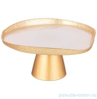 Блюдо 21 см фигурное глубокое н/н &quot;Bohemia gold&quot; / 332737