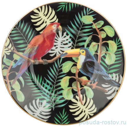 Набор чайных пар 180 мл 6 шт &quot;тропические птицы&quot; / 195031