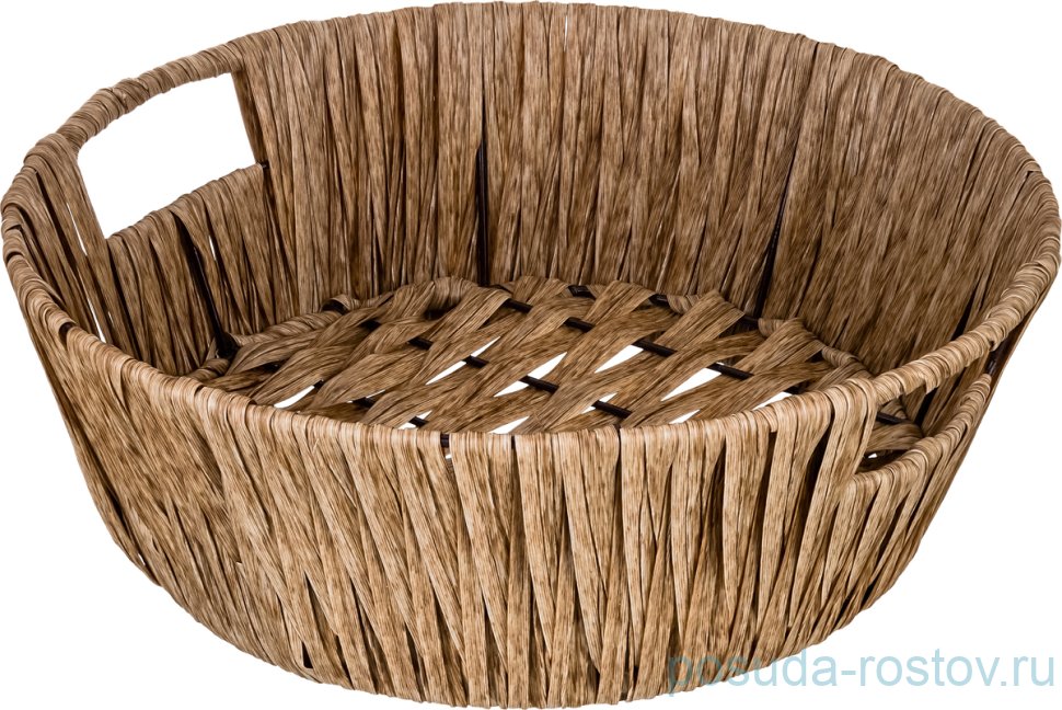 Корзинка 26 х 9 см с ручками "Натурель" / 210354