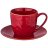 Чайная пара 240 мл 1 шт &quot;Concerto /Винно-красный&quot; / 172223
