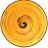 Тарелка 28,5 см глубокая жёлтая &quot;Spiral&quot; / 261611