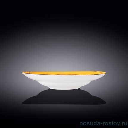 Тарелка 28,5 см глубокая жёлтая &quot;Spiral&quot; / 261611