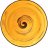 Тарелка 28,5 см глубокая жёлтая &quot;Spiral&quot; / 261611