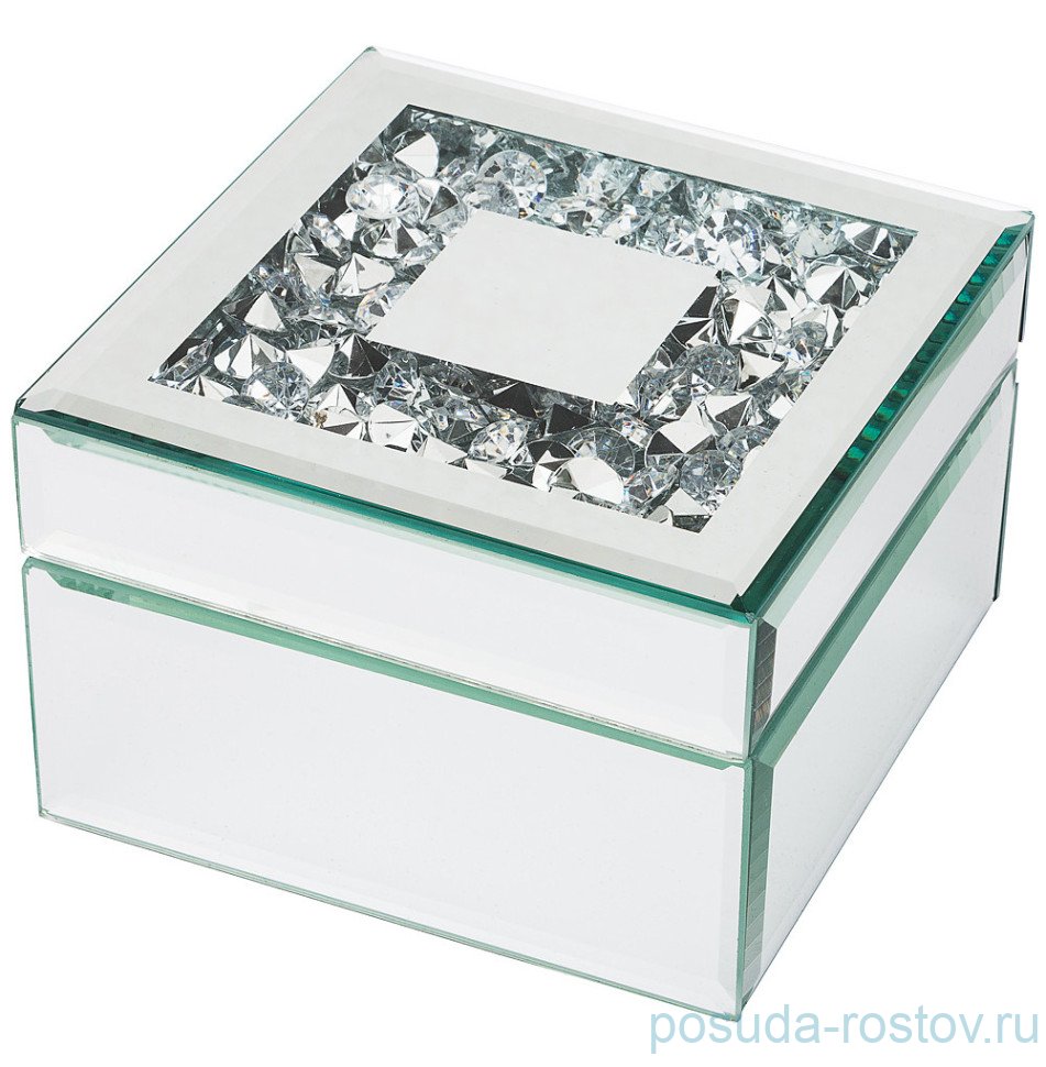 Шкатулка 12,5 х 12,5 х 8 см "Diamond" / 191168
