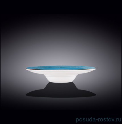 Тарелка 24 см глубокая голубая &quot;Spiral&quot; / 261660