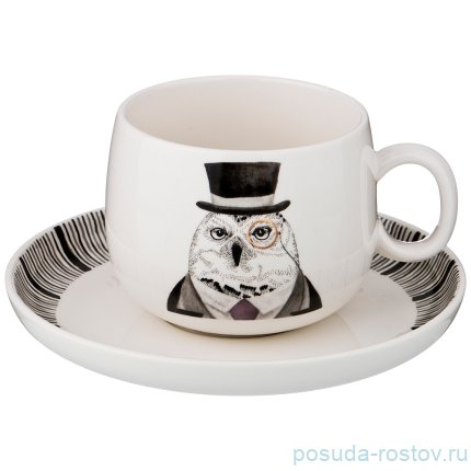 Чайная пара 450 мл 1 шт &quot;Fashion Animals /Филин&quot; / 264368