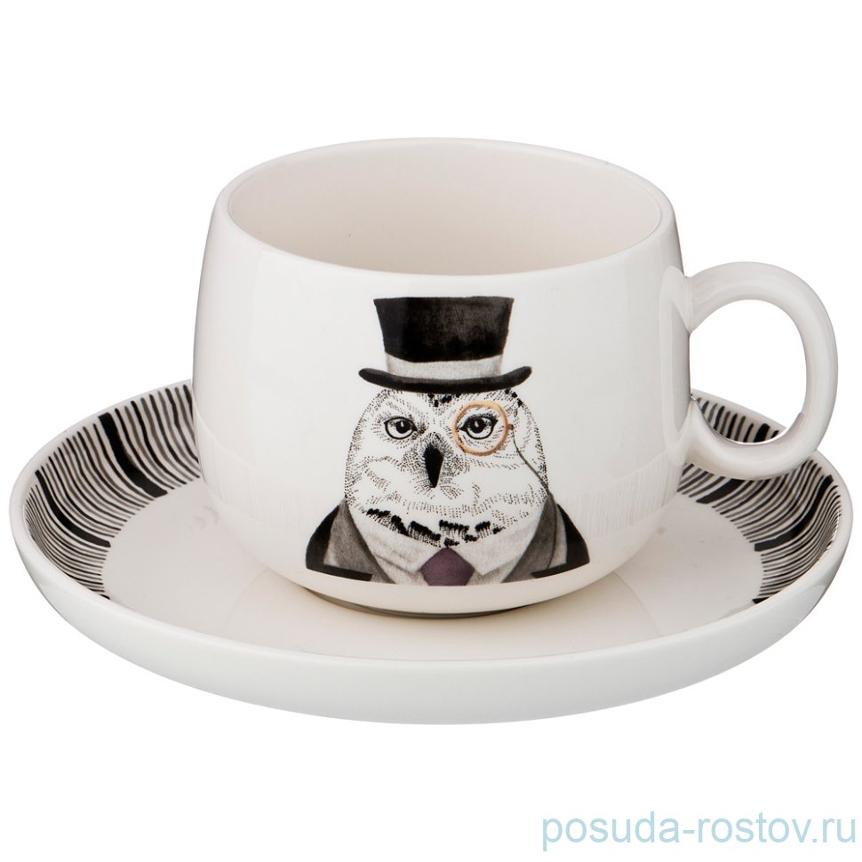 Чайная пара 450 мл 1 шт "Fashion Animals /Филин" / 264368 Чайная пара 450 мл 1 шт "Fashion Animals /Филин" / 264368