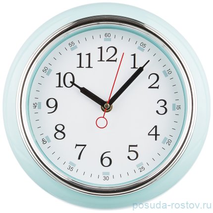 Часы настенные 26 см кварцевые голубые &quot;LOVELY HOME&quot; / 187999