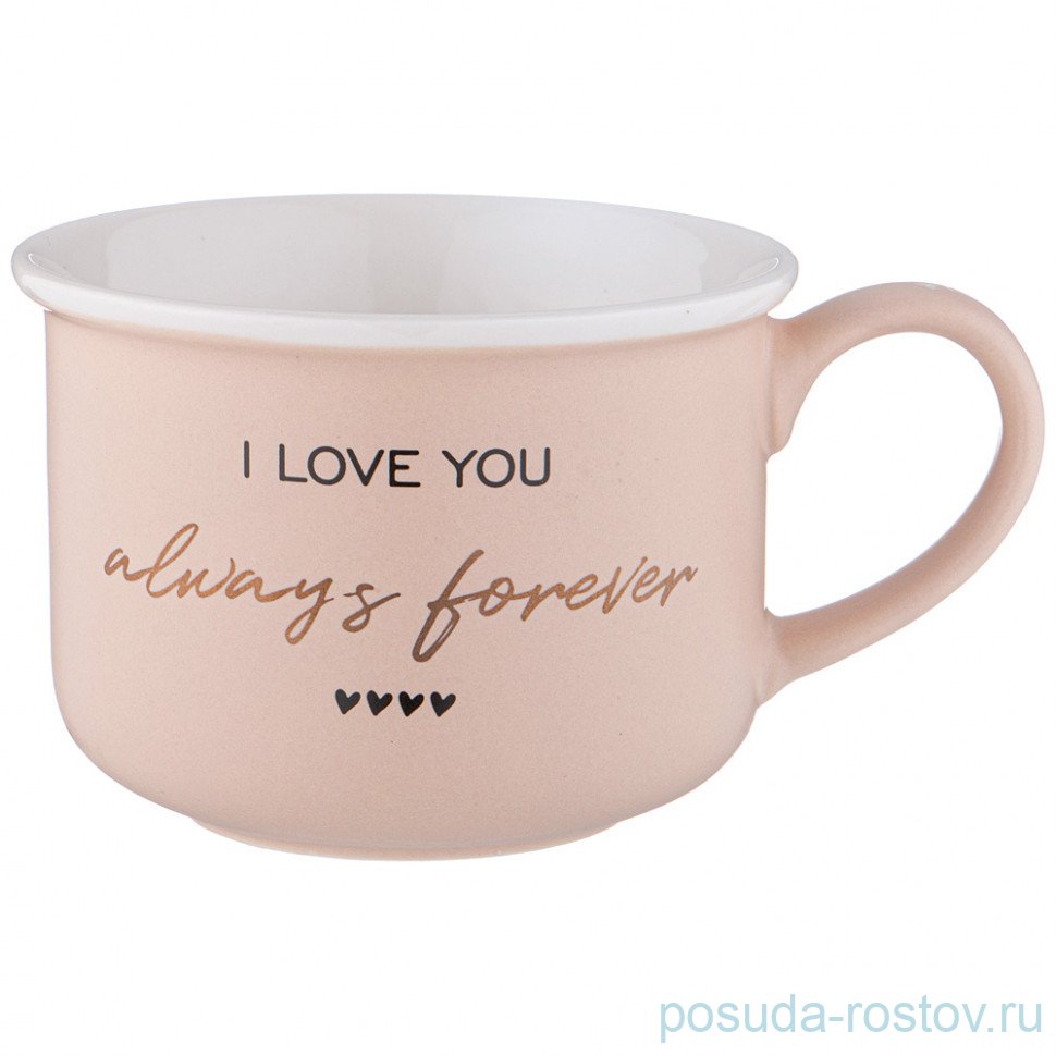 Кружка 250 мл бежевая "Break time" / 339670