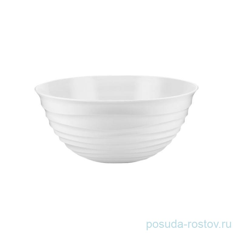 Миска 22  х 10 см белая песчаные волны 2 л EmHouse / 343669