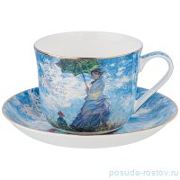 Чайная пара 500 мл 1 шт &quot;К. Моне /Дама с зонтиком&quot; / 224385