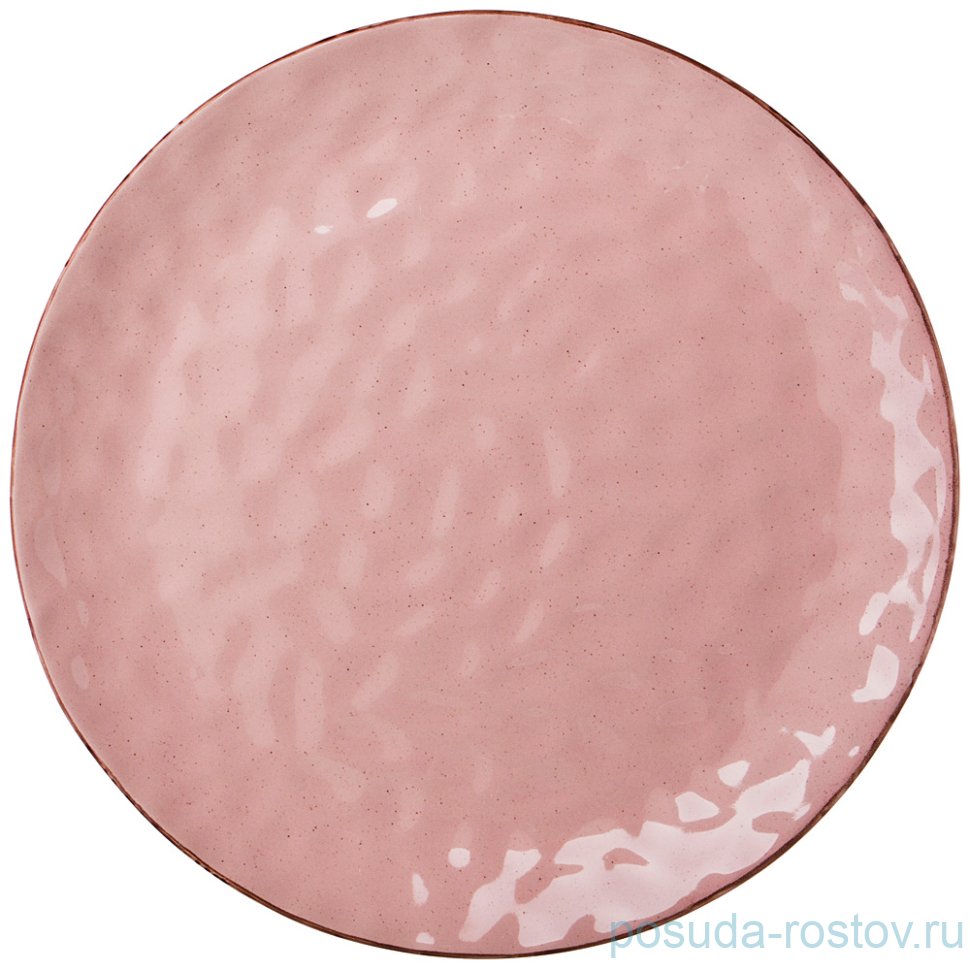 Тарелка 26,4 см 1 шт "Отражение /Розовая пудра" / 187554 Тарелка 26,4 см 1 шт "Отражение /Розовая пудра" / 187554