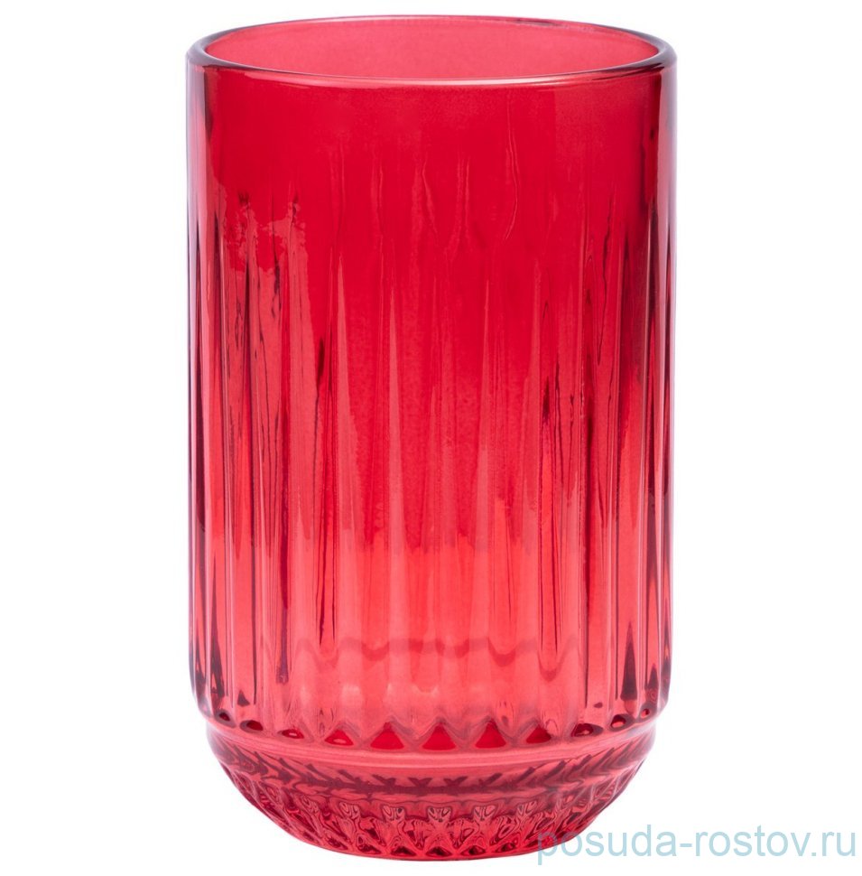 Стакан для воды 430 мл "Lines red" / 363066 Стакан для воды 430 мл "Lines red" / 363066