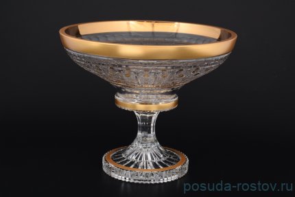 Фруктовница 30 см н/н &quot;Bohemia gold /Матовое золото&quot; 2 / 115922