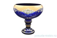 Ваза для фруктов 28 см н/н &quot;Лепка синяя&quot; / 053865