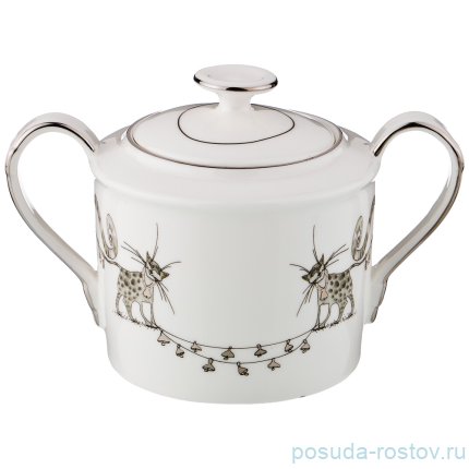 Чайный сервиз на 6 персон 15 предметов &quot;Котики&quot; / 189317