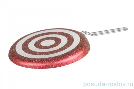 Блинница 26 см антипригарное покрытие красная &quot;Granite Crepe Pan&quot; / 295597