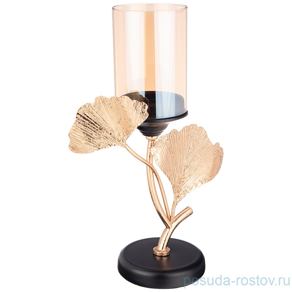 Подсвечник 25 х 13 х 38,5 "Гинкго" / 269651 Подсвечник 25 х 13 х 38,5 "Гинкго" / 269651