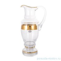 Кувшин для воды 1 л &quot;Арабский /Матовая полоса /Золото&quot; / 132477
