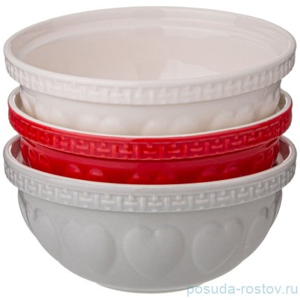 Набор салатников lefard kitchen passion 3 шт 14 см / 348752