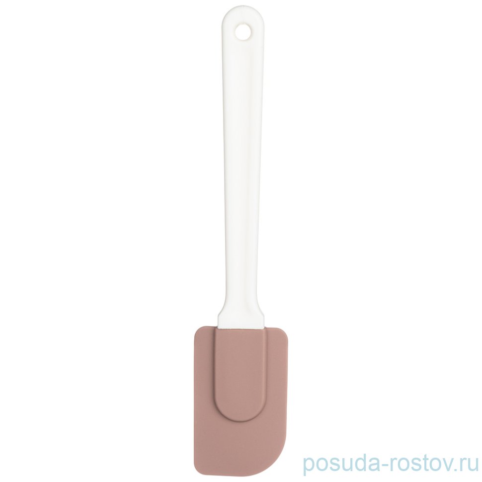 Лопатка 25 см силиконовая /кофейная / 272205