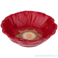 Салатник 17 х 17 х 5 см &quot;Маковый цвет&quot; / 190305