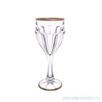 Бокалы для красного вина 200 мл 6 шт &quot;Сафари /Отводка золотом&quot; AS Crystal / 201620