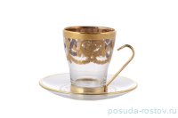 Набор чайных пар 6 шт &quot;Дебора /Венециано /Золото&quot; / 146384
