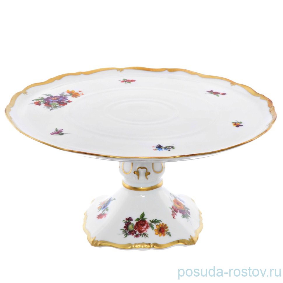 Тортница 30 см н/н  Chodov "Корона /Мейсенский букет" / 156967