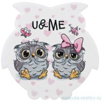 Подставка под горячее 11 х 11 см &quot;Забавные совята&quot; / 226013