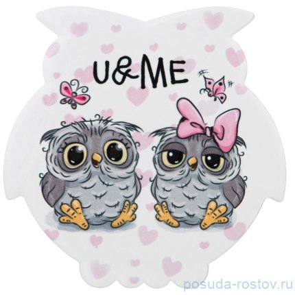Подставка под горячее 11 х 11 см &quot;Забавные совята&quot; / 226013