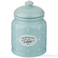 Банка для сыпучих продуктов 360 мл 8,5 х 12,5 см &quot;Милый прованс /Голубой&quot; / 207004