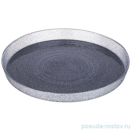 Тарелка 21 см акцентная &quot;Miracle black silver&quot; / 332728