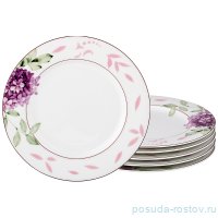 Набор тарелок 19 см 6 шт &quot;Сирень и пионы&quot; / 193976