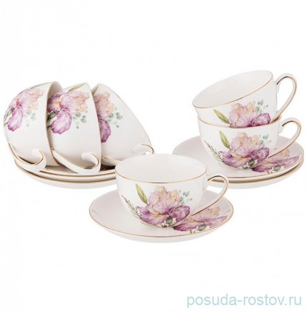 Набор чайных пар 280 мл 6 шт &quot;Iris&quot; / 245607