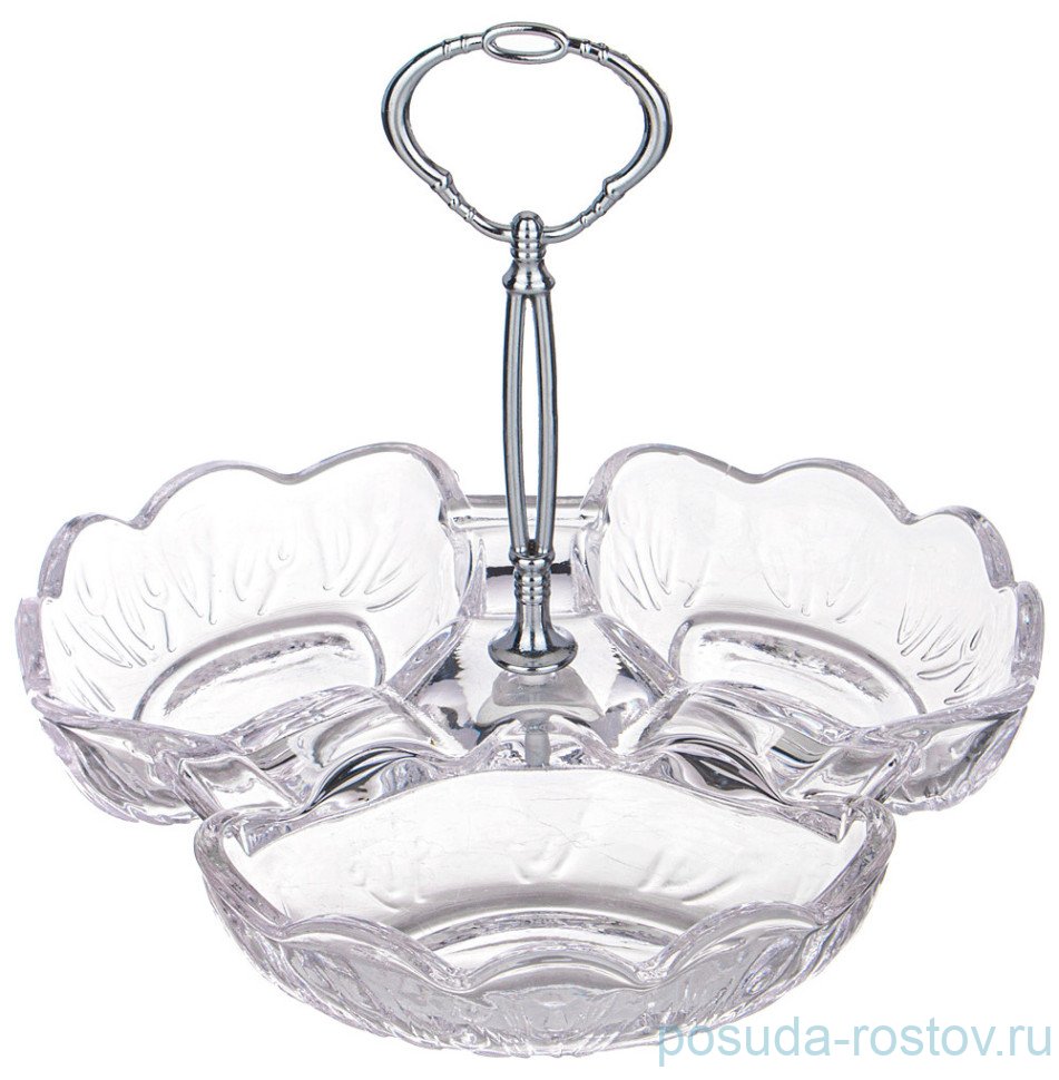 Менажница 21 х 10 см с ручкой / 313683