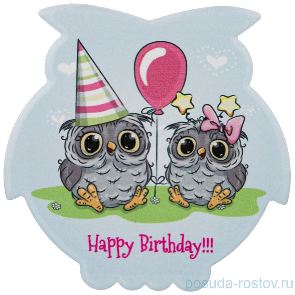 Подставка под горячее 11 х 11 см "забавные совята" / 205140 Подставка под горячее 11 х 11 см "забавные совята" / 205140