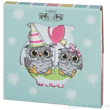Подставка под горячее 11 х 11 см &quot;забавные совята&quot; / 205140