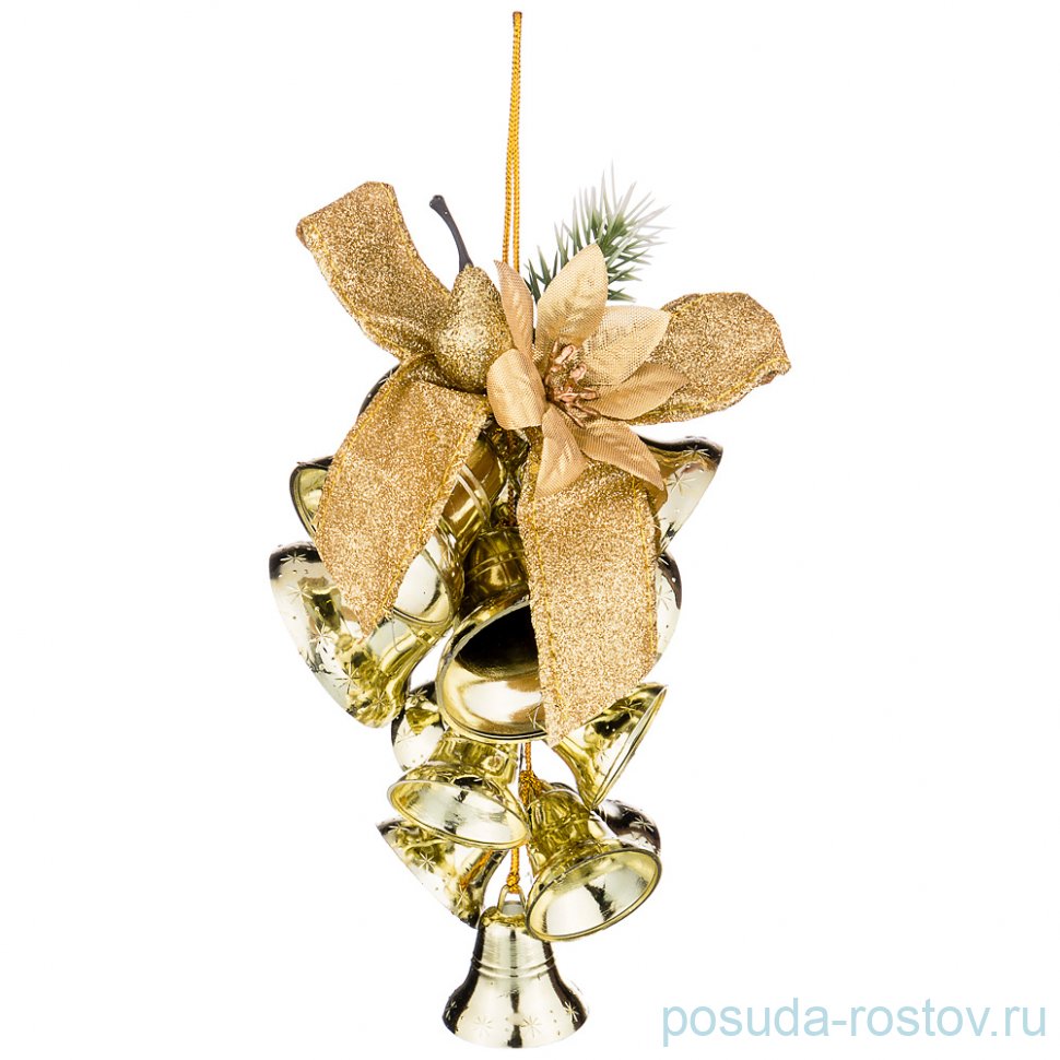 Декоративное изделие 10 х 24 см "Подвеска с колокольчиками" / 187232 Декоративное изделие 10 х 24 см "Подвеска с колокольчиками" / 187232