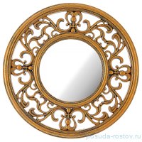 Зеркало настенное 31 см круглое золото &quot;ITALIAN STYLE&quot; / 188005