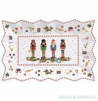Блюдо 35 х 23 см прямоугольное &quot;Щелкунчик /винтажный&quot; (подарочная упаковка) / 303992
