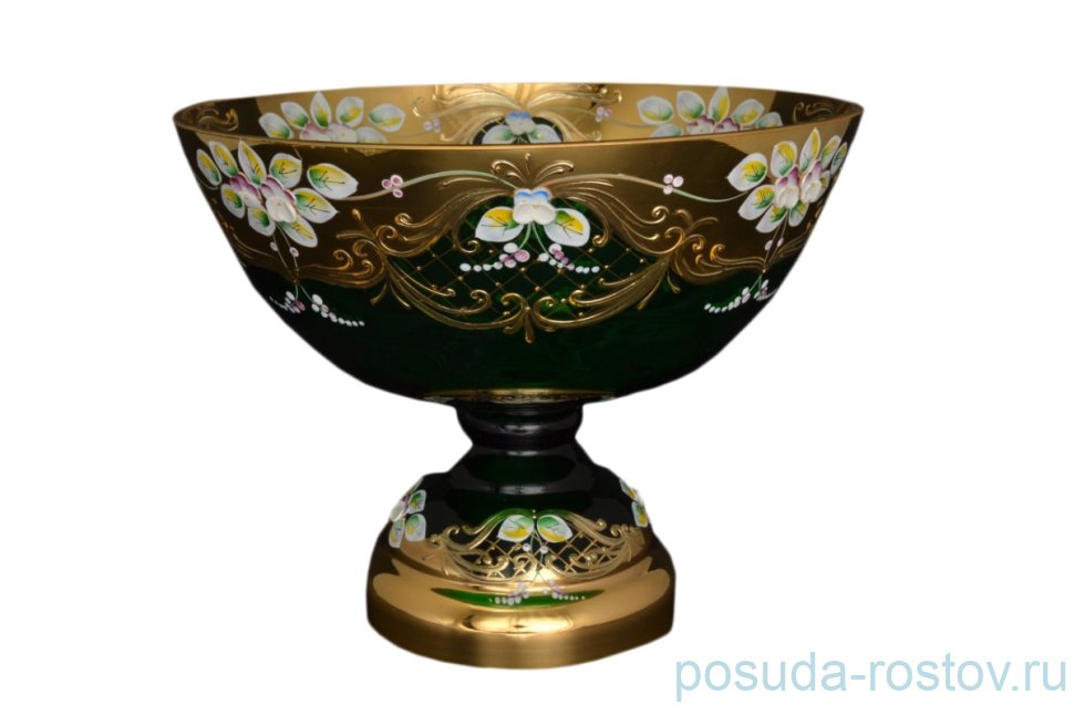 Фруктовница 30 см н/н "Лепка зелёная" E-V / 033159