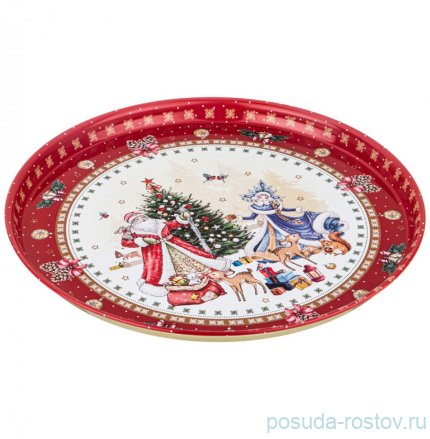 Поднос 33 х 2,1 см сервировочный &quot;Christmas Collection&quot; / 225297